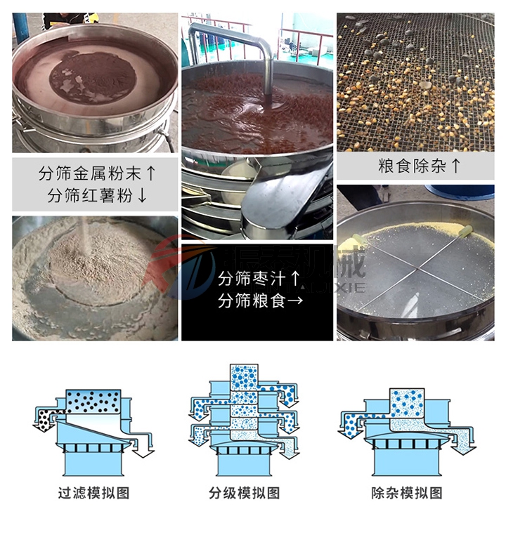 電木粉振動篩現場使用